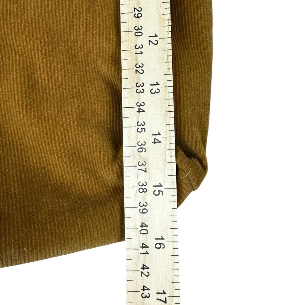 Merit Brown Corduroy Knot Shoulder Bag Soft Slouchy Minimalist Makeup Bag